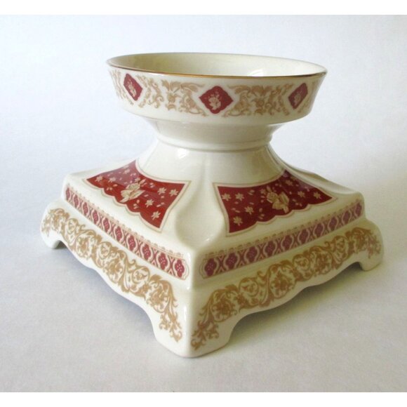 Vintage Lenox China Sultan's Court Pillar Candleholder Home Tableware Decor - Picture 2 of 8